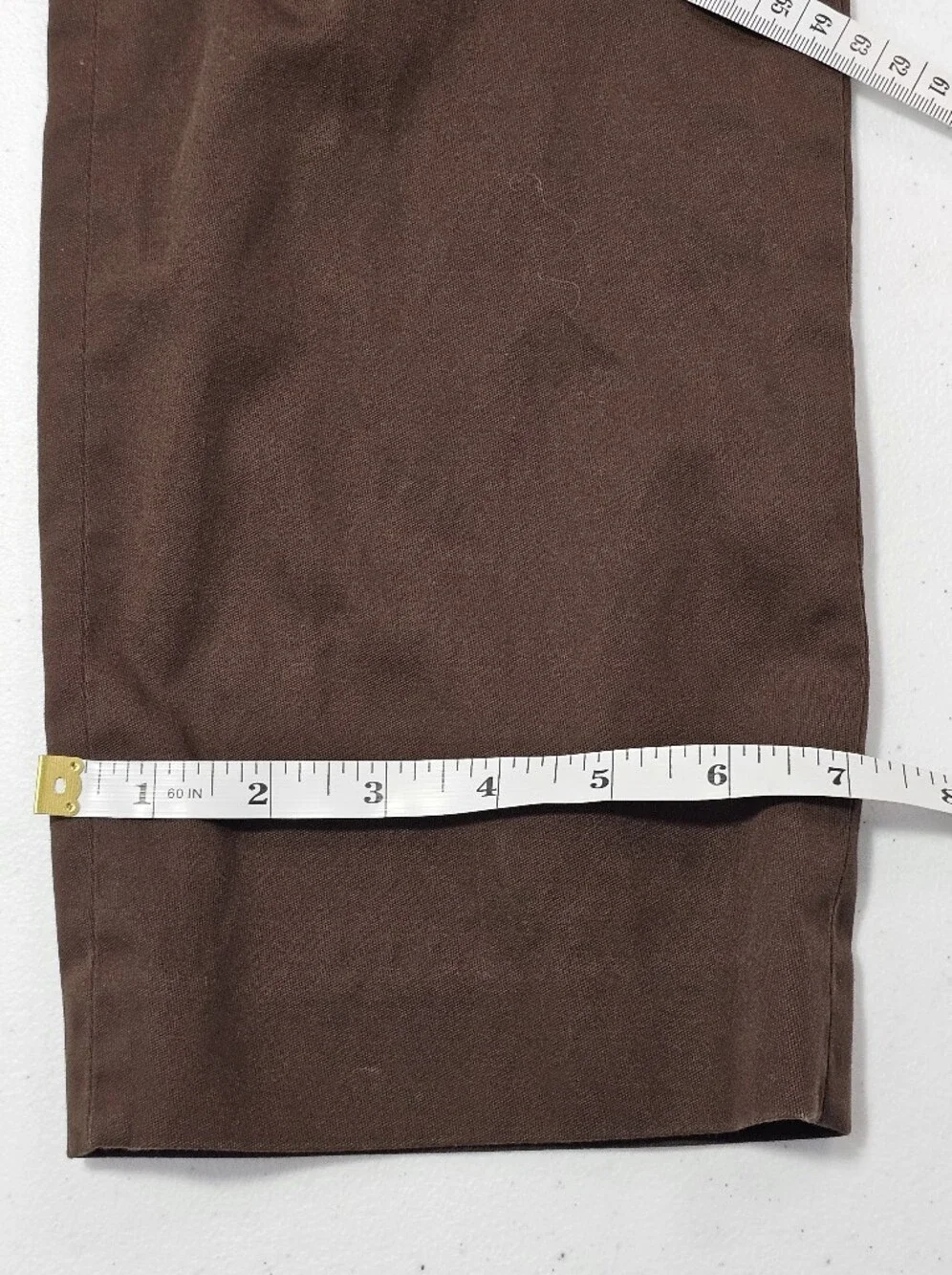 Y2K Vintage Ralph Lauren Brown Belted Chinos Womens Pants 8